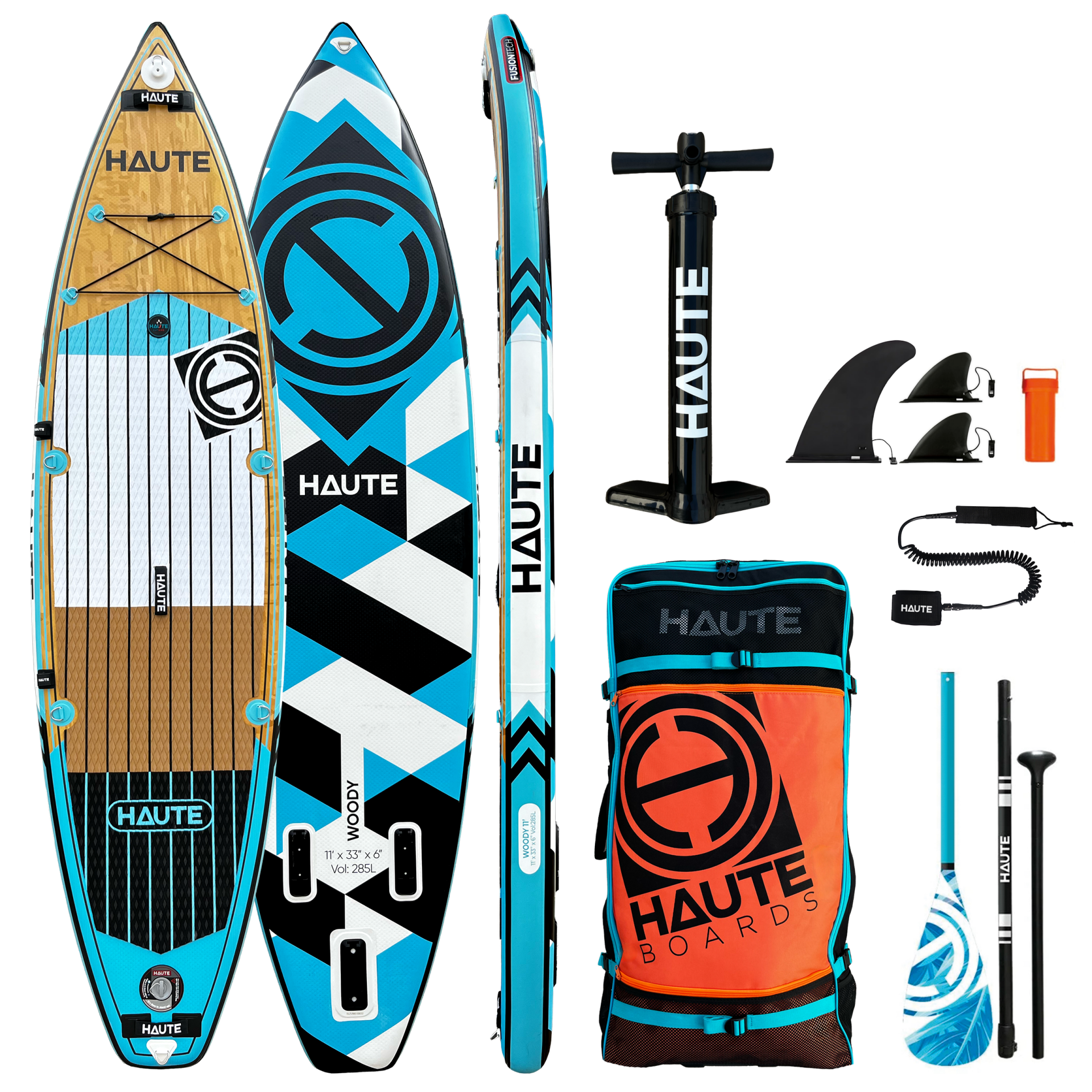 Woody 11'  Şişme Sup Paddle Board (Kürek Sörfü) - 2027 Serisi