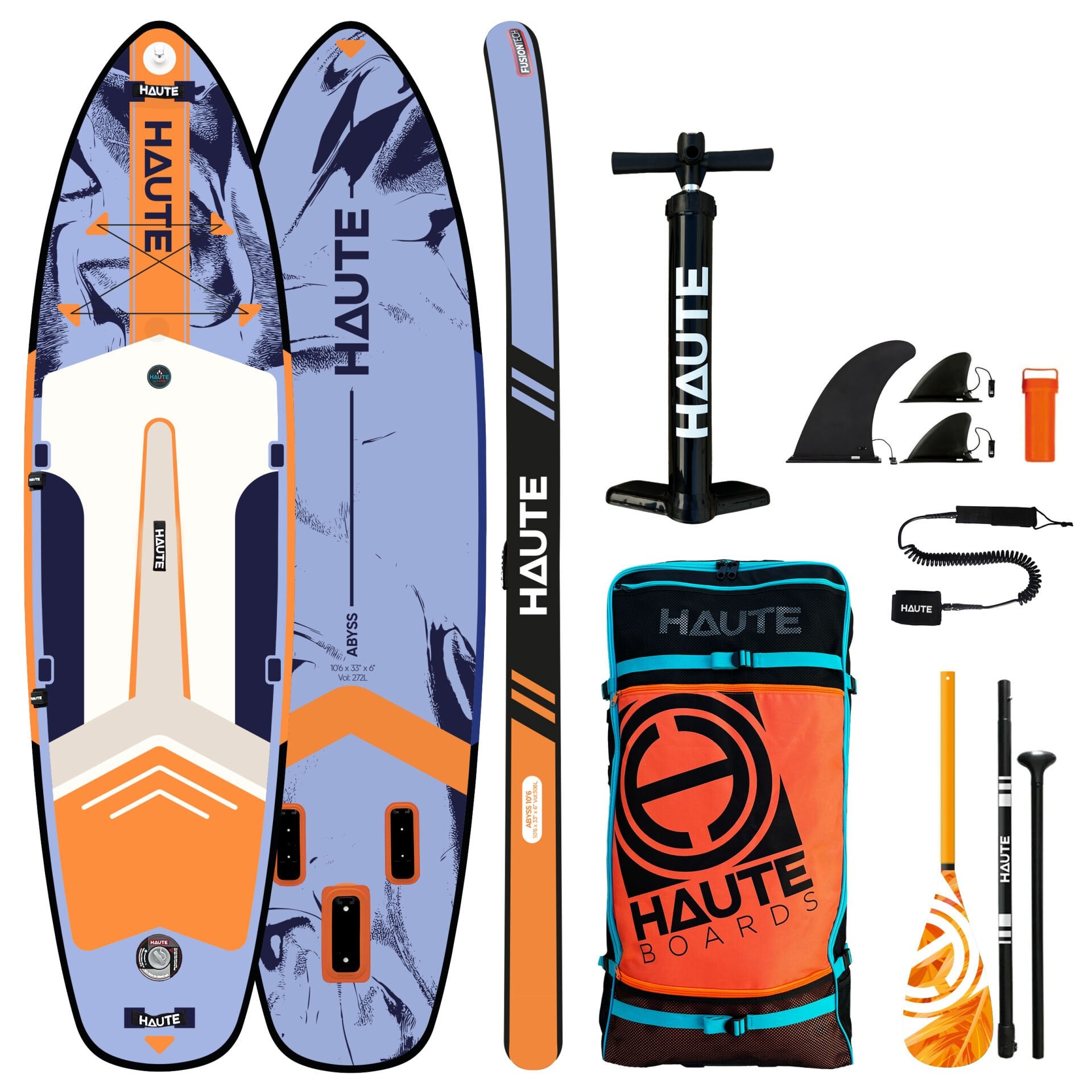 Haute 10'6 Abyss Şişme Sup Paddle Board Full Set