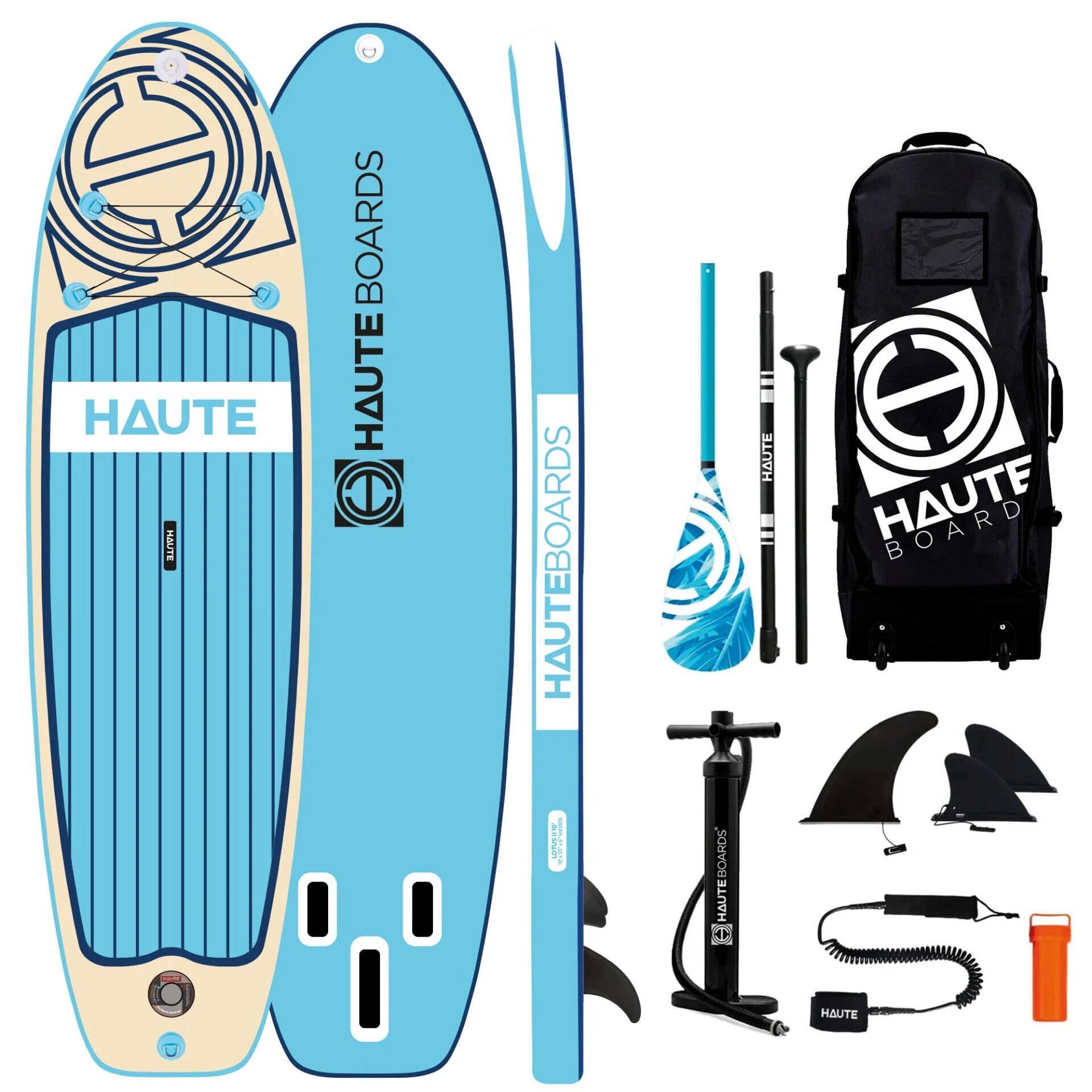 Haute 10'0 Lotus II Şişme Sup Paddle Board Full Set