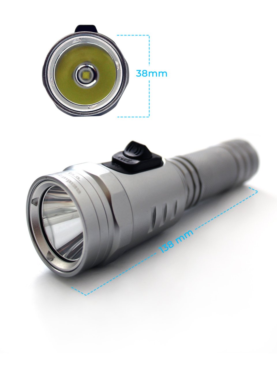 Amphibian Pro FX-2000 / 2000 Lümen Led Su Altı Feneri