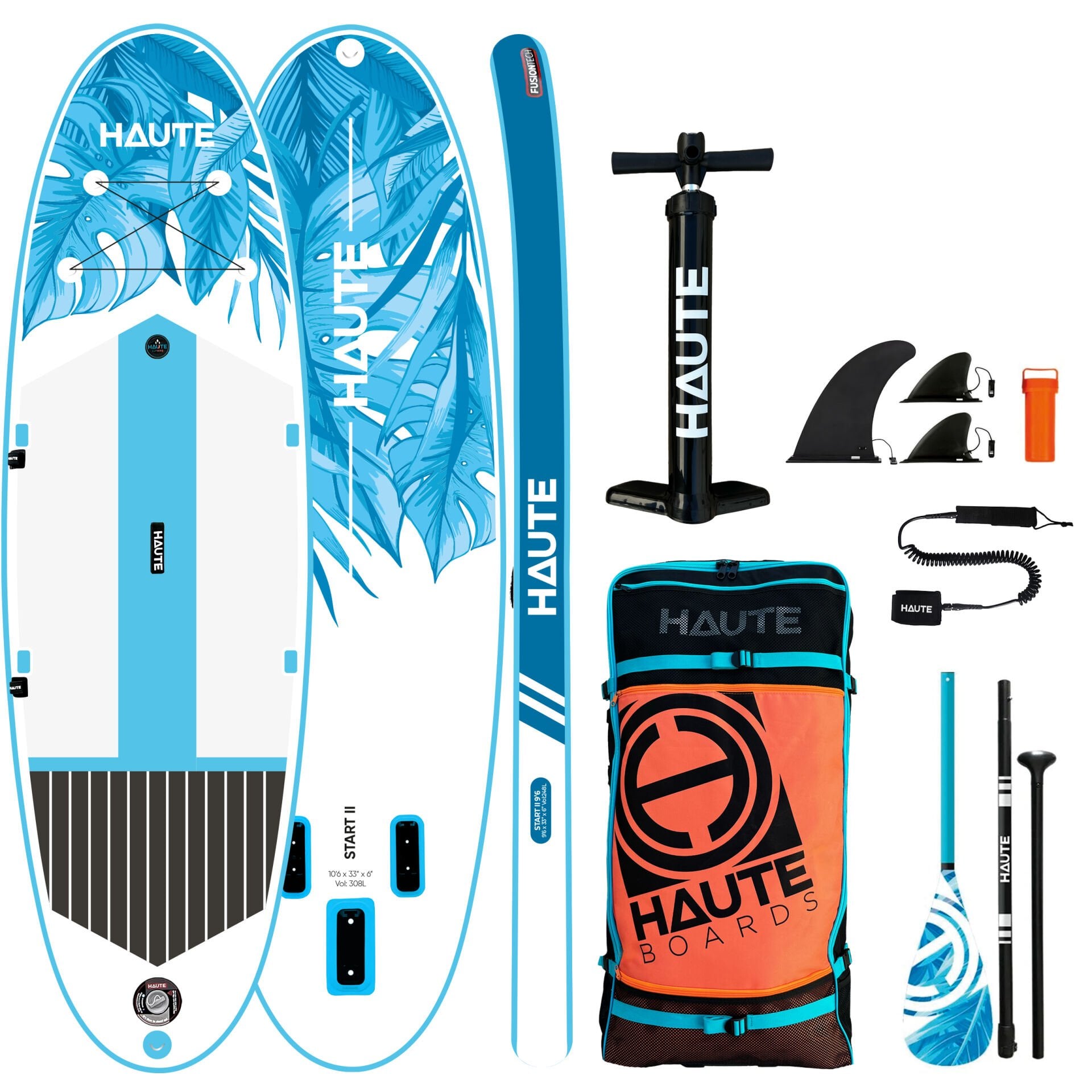 Start II 9'6 Şişme Sup Paddle Board(Kürek Sörfü) - Full Paket