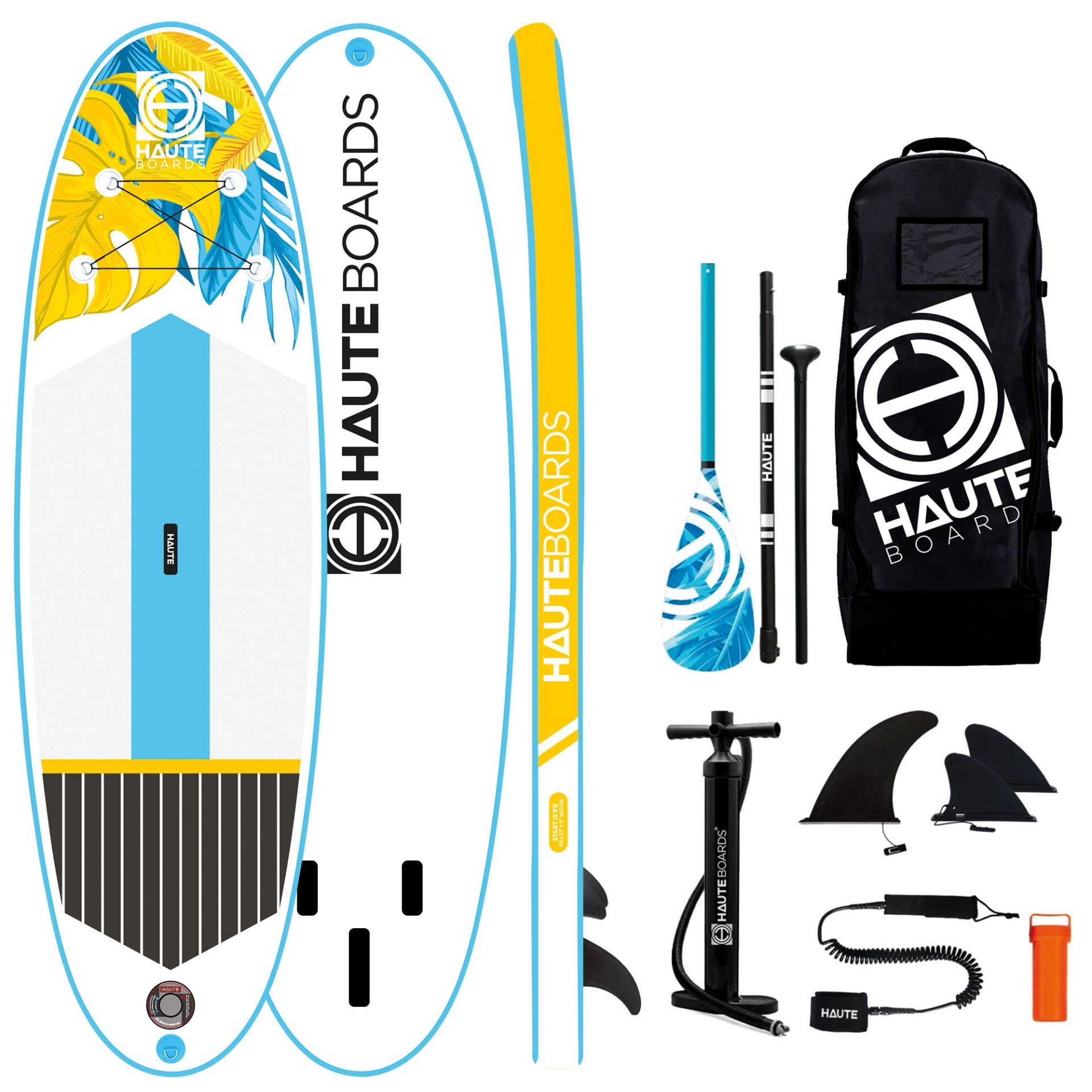 Start III 9'6 Şişme Sup Paddle Board(Kürek Sörfü) - Full Paket