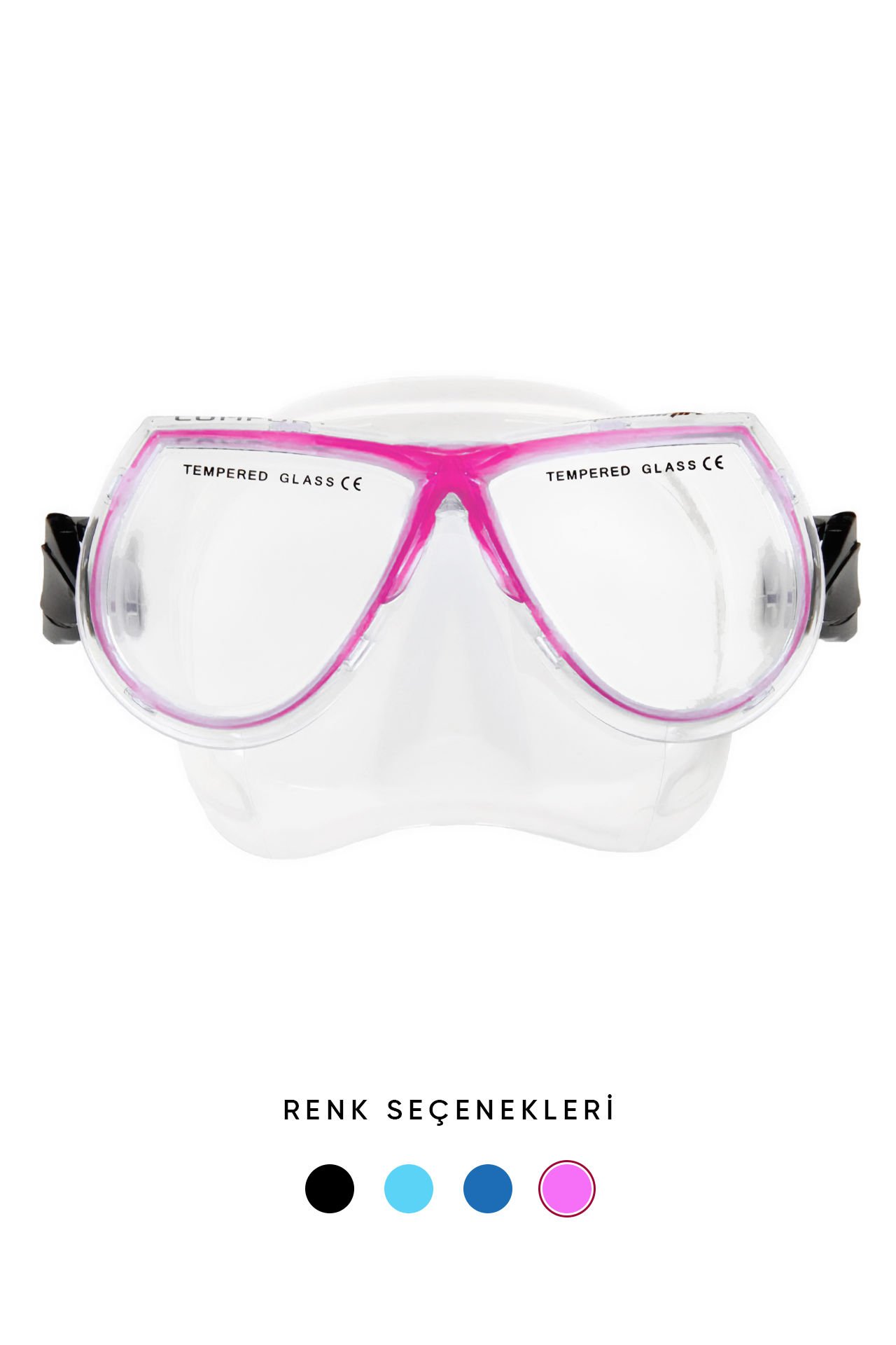 Amphibian Pro Comfort Dalış Maskesi PEMBE