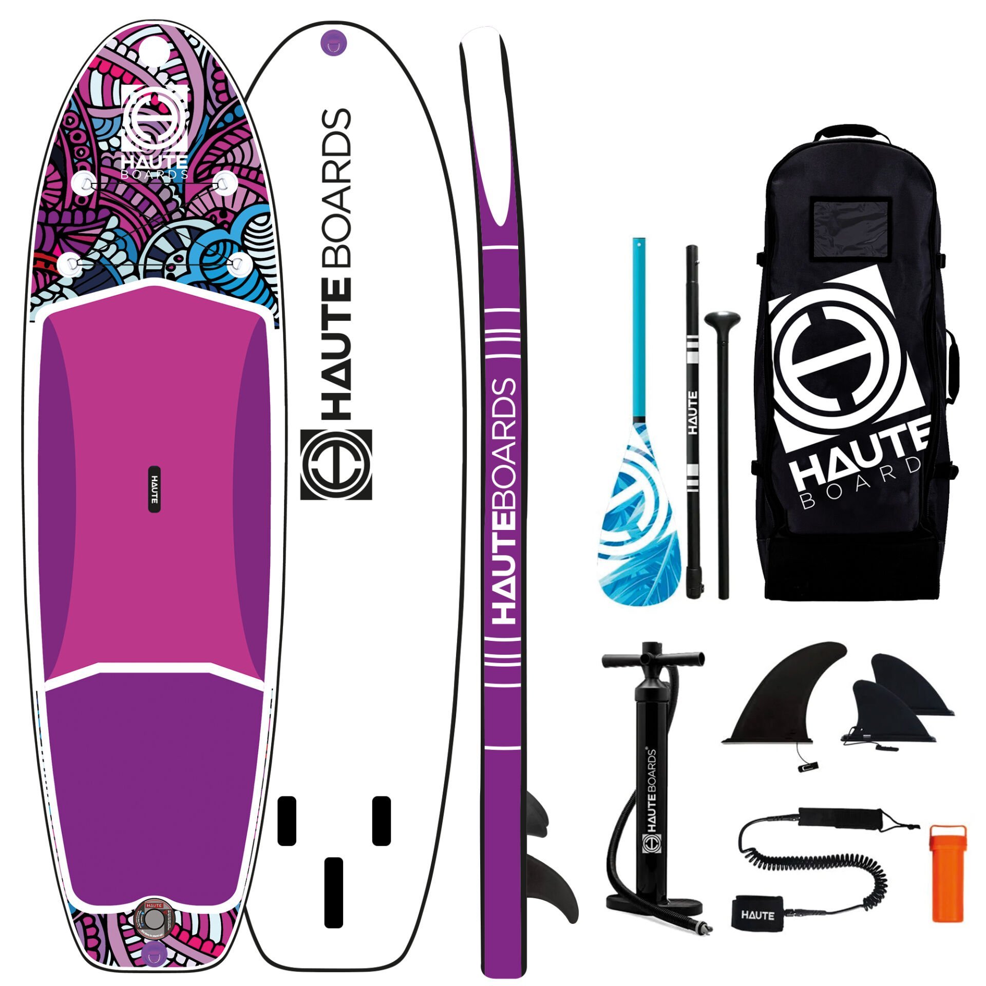Haute 10'0 Lotus III Şişme Sup Paddle Board Full Set