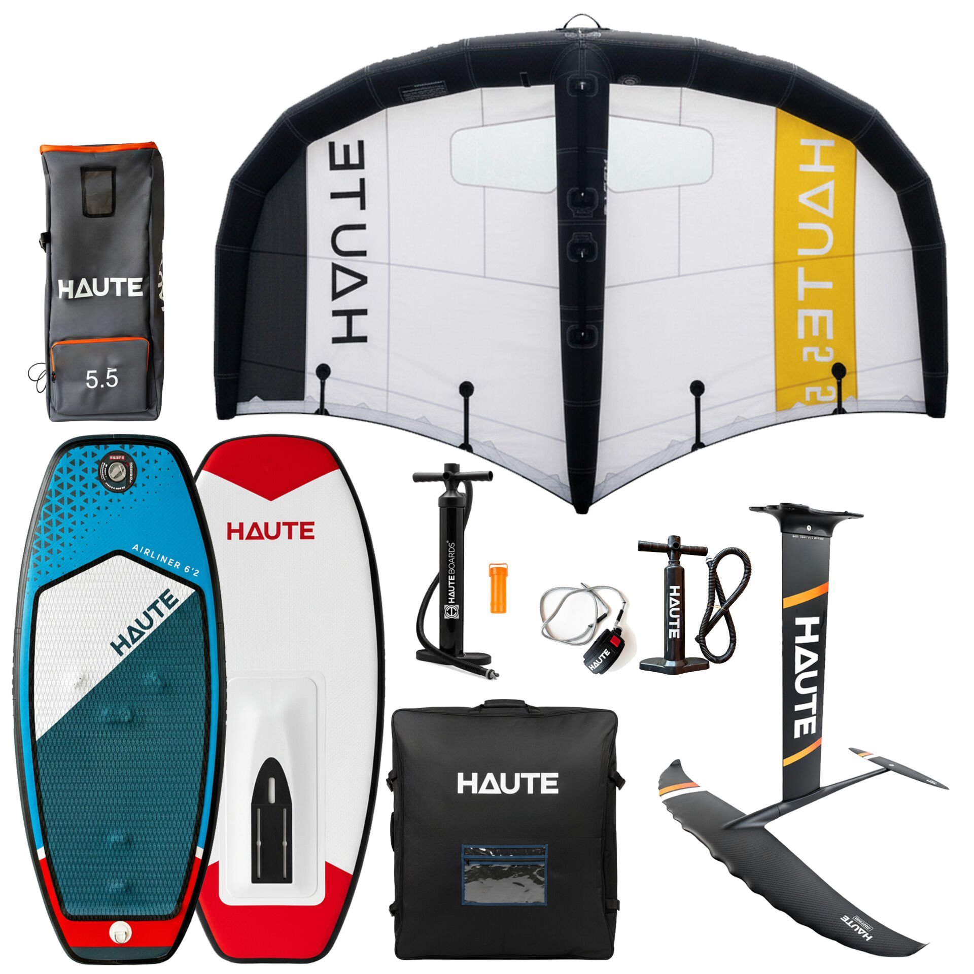 Haute Boards Şişme Foil Board + Karbon Foil + 5m2 Wing Full Set