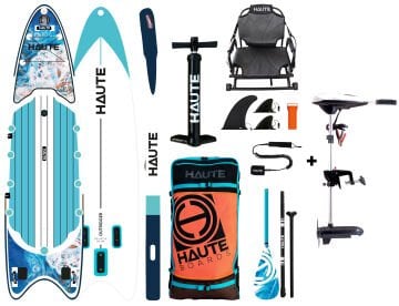Haute Boards 12'6 Outrigger I Şişme Balıkçı Sup + Elektrikli Motor Full Set