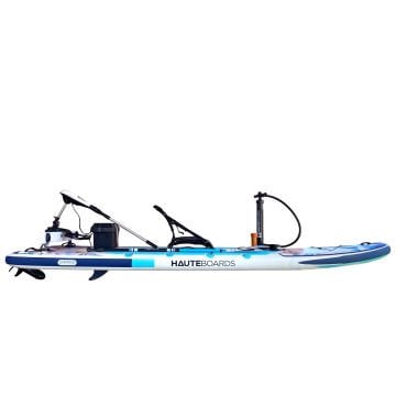 Haute Boards 12'6 Outrigger II Şişme Balıkçı Sup + Elektrikli Motor Full Set
