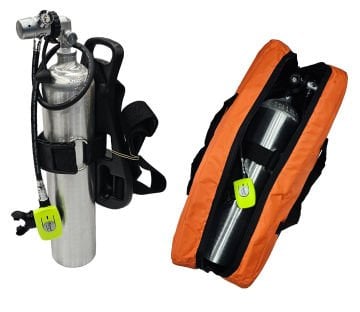 Tekne Scuba Set 3 Litre - Çantalı