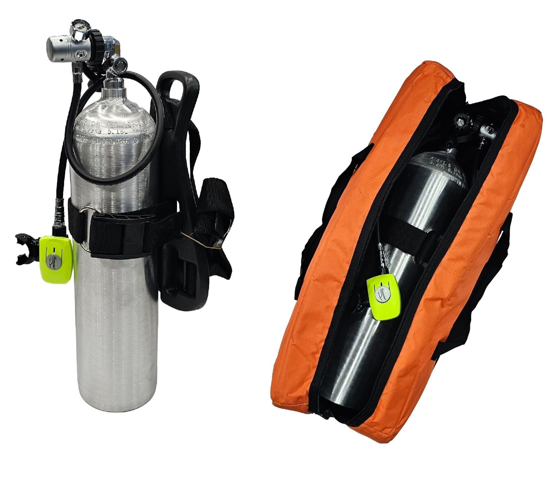 Tekne Scuba Set 5 Litre - Çantalı